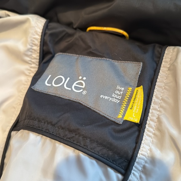 Lole women’s black hooded car coat. Size large 10-12. - Picture 9 of 11